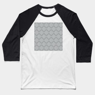 Grey zig zag pattern Baseball T-Shirt